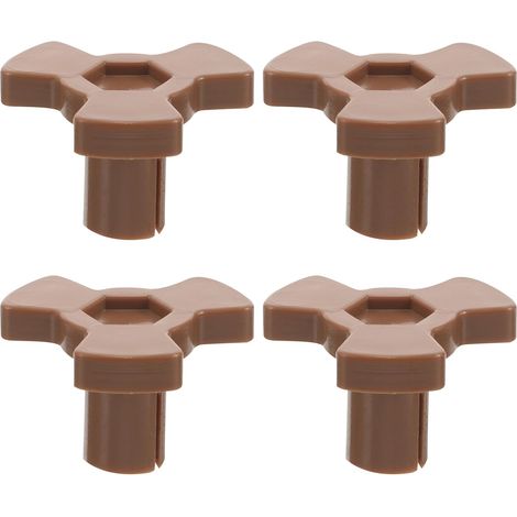 Mikrowellen Drehtellerwelle Ersatz Drehtellerrollenhalterung aus Kunststoff 4 Stück zur Unterstützung Des Drehtellers Einfach zu Verwenden für Mikrowellenofen Reparatur (1/5)