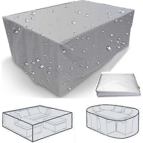 Wasserdichte Schutzhüllen für Garten- und Terrassenmöbel, 75 Größen erhältlich, Regen- und Schneeschutz für Stühle (Größe A: 230 x 165 x 80 cm)