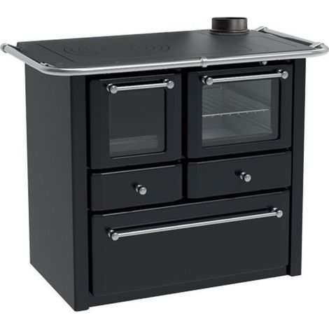 Cuisine à bois Gaia 4,5 Anthracite Lincar