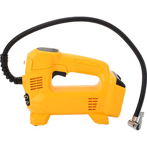 Gonfleur de pneus portable sans fil, compresseur d'air numérique 3-150PSI, compatible batterie lithium DCB180, avec manomètre digital, pour voiture et vélo. (1/5)