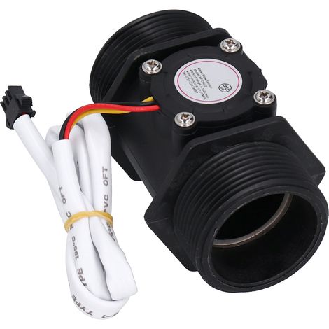 Capteur de débit d'eau pour piscines, débitmètre à turbine 47 mm YF-DN40, 3,5-24 V CC (1/5)