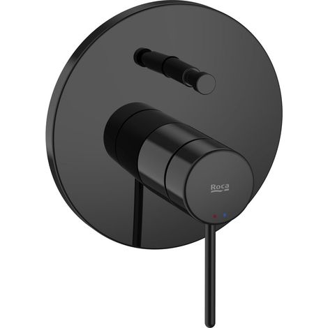 ROCA A5A0B3FCN0 NU Grifo Monomando Empotrable para Baño-Ducha Maneta Pin Negro Titanio - ref: A5A0B3FCN0 (1/2)