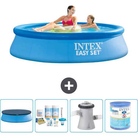 Intex Piscine Easy Set Ronde - 244x61 cm - 5-pièces S40386 (1/5)