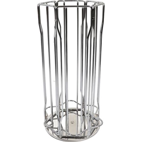 Support à capsules de café pouvant contenir 30 capsules, tour rotative à 360°, silencieux, couleur argent. (1/5)