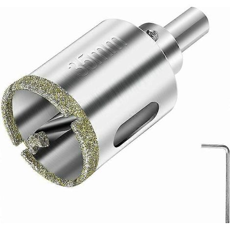 Scie cloche diamantée, foret diamanté de 35 mm avec guide de centrage (1/4)