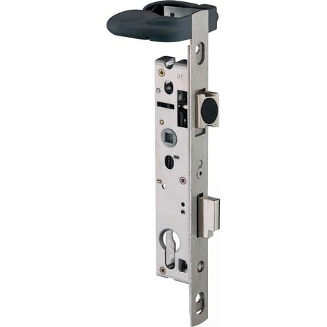 Serrure 1 point pêne dormant et demi-tour pour portillon de piscine 2268 axe 26 mm - STREMLER