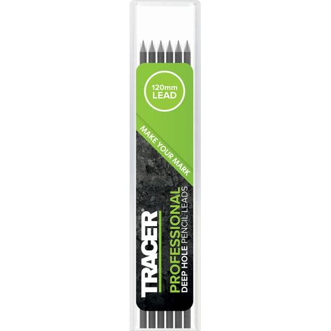 Tracer - Ersatzminen-Set für tiefe Löcher, Graphitminen, 2,8 mm, 12 Stück - ALP1