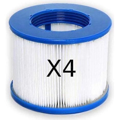 Compatible avec les cartouches filtrantes de spa Bestway, Lay-Z-Spa et SaluSpa 90352E 58323 Type VI, paquet de 6. (1/5)