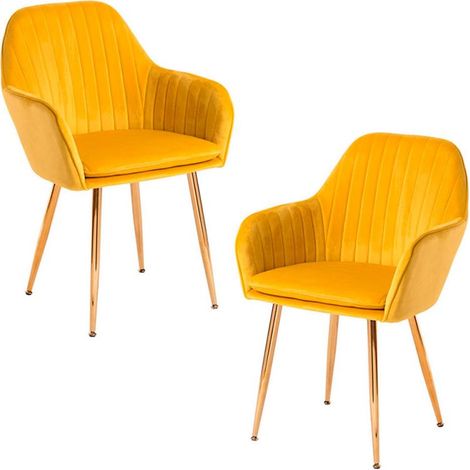 Packs Sillas Comedor - Pack 2 Sillas Chic Golden - Amarillo (1/5)