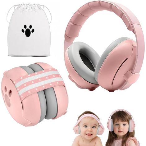 Comfortable Baby Headphones – 2 in 1 Noise Cancelling Headphones for Babies Toddlers Up to 4 Years (1/5)