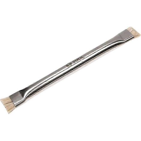 Brosse à double tête 2UUL compatible avec le nettoyage des circuits intégrés de la carte mère. Brosse à poils durs compatible avec le nettoyage des disques de soudage. Outils de nettoyage compatibles  (1/5)