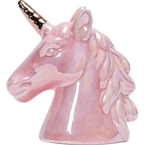 Tirelire licorne en céramique, tirelire, boîte à monnaie, décoration pour chambre d'enfant, cadeau d'anniversaire (rose) (1/5)
