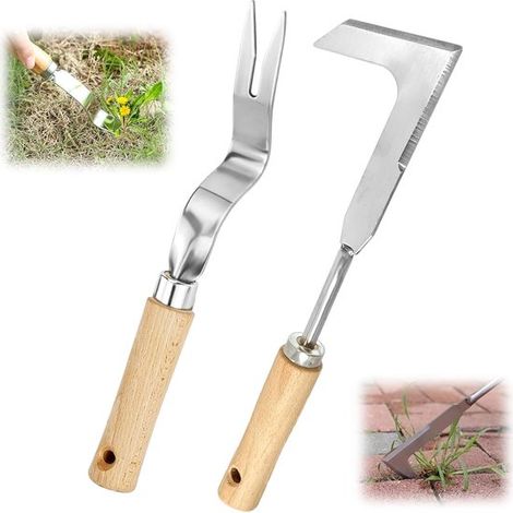 Extractor de malas hierbas - Práctico removedor de malas hierbas - Mantenimiento del jardín - Mango ergonómico - 1 pieza - No especificado