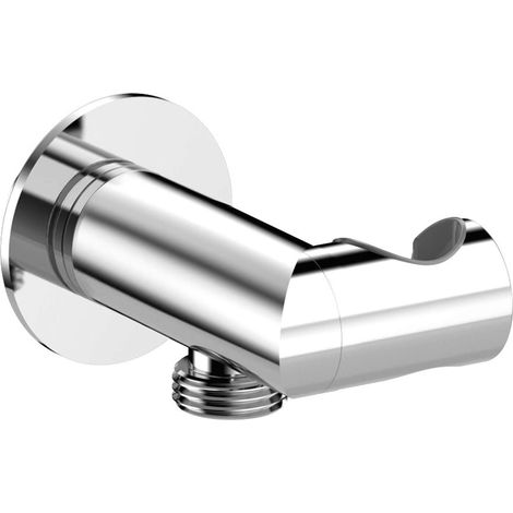 Sapho - Brausehalter mit Auslauf, schwenkbar, Chrom SG201 (1/2)