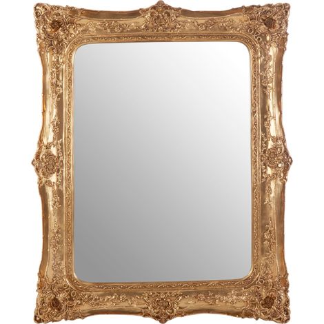 Premier Housewares Marseille Gold Baroque Style Wall Mirror (1/5)