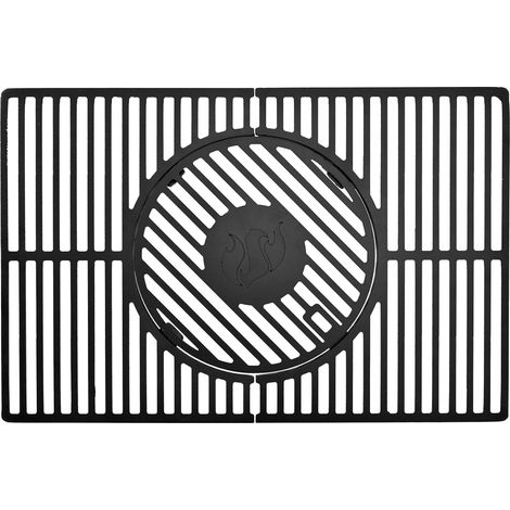 Landmann Sistema di griglia Modulus Adatto per Triton 2.1 con Inserto modulare Ø 30,5 cm per Piastra Grill, Wok, Pietra per Pizza, spiedini Nero e Rettangolare Dimensioni 48 x 44 x 2 cm (1/3)