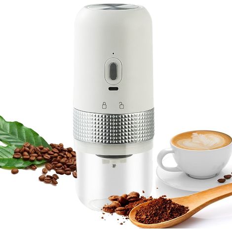 Moulin À Café - Moulin À Grain Sans Fil Compact - Réglage Multiple De Mouture - Batterie Rechargeable Type-C - 50 G - 1 Pièce (1/5)