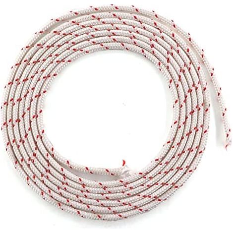 Corde de démarrage de 10 m de diamètre, 3,5 mm de diamètre, pour débroussailleuse, tondeuse à gazon, outils de jardin, par exemple Stihl Craftsman Husqvarna Dolmar Echo Mcculloch Homelite