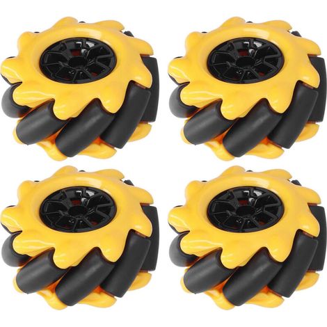 Roboterrad Mecanum-Rad omnidirektionales Rad 48mm zwei Paare FLITI (1/4)