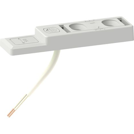MACO-TRONIC Reedkontakt RVS f. Verschluss-/Kippüberwachung, Kabel 10 m, grau