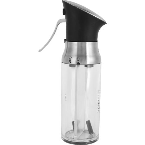 Pulvérisateur d'huile transparent à pompe pour vinaigre et assaisonnements - Ustensile de cuisine pratique (1/5)