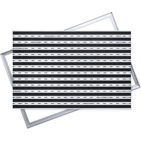 Spazzola per zerbino in alluminio Polentex: 100x50, 12 mm con cornice (1/5)