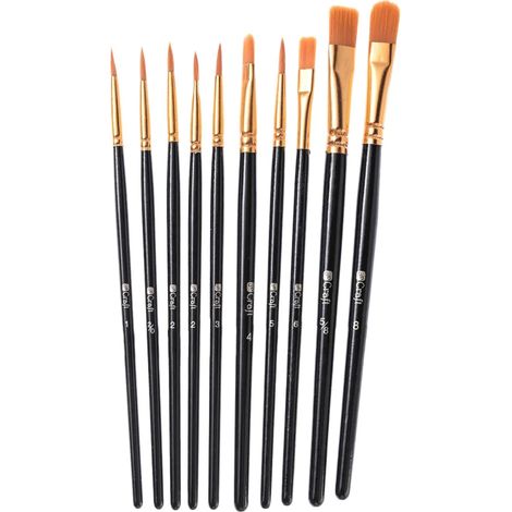 Set mit 10 Nylonbürsten • dpCraft