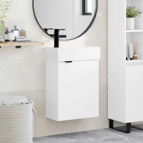 Módulo de baño con grifería  45,5 x 22,5 x 84 cm