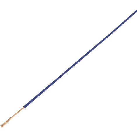 TRU COMPONENTS 1568647 Câble pour l'automobile FLRY-A 1 x 1 mm² bleu 50 m