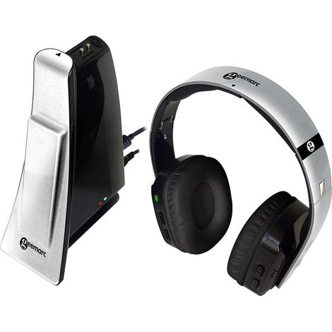 [GEBRAUCHT] B-Ware Geemarc Cl7400 Opti Funk Tv In Ear Kopfhörer Over Ear Leichtbügel Headset Silber