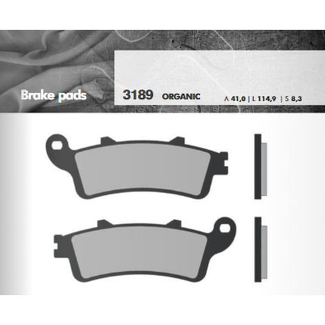 PASTILLAS DE FRENO BRENTA KH261 / KH281 DE METAL SINTERIZADO (DORADO) (ESPESO 8,3 MM) (FT 4189)