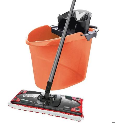 Vileda Kit Ultramat con Mango Telescópico Coral