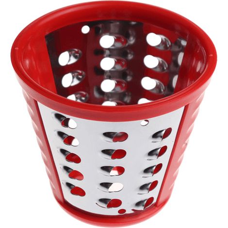 Moulinex – Râpe à raper gros rouge – Cône pour râpage épais carottes, courgettes, pommes de terre – Compatible avec robots Fresh Express (1/4)