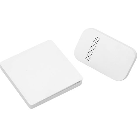 Sonnette sans fil auto-alimentée 2 en 2, 433 MHz, 38 sonneries, pour la maison, AC100V-230V, prise US (1/5)