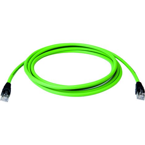 Telegärtner 100017317 RJ45 Netzwerkkabel, Patchkabel CAT 5   Grün mit Knickschutztülle 1 St.