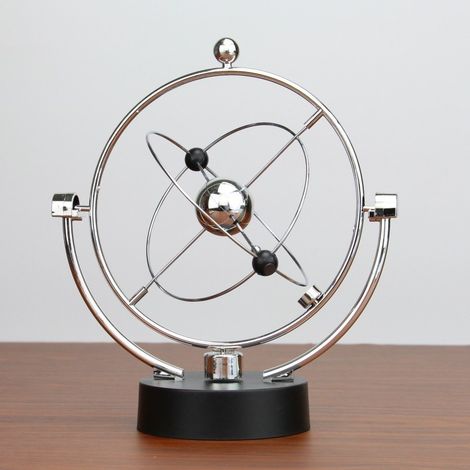 MIMOSON-Newton Swing Ball, Craft Perpetual Motion Swing Ball for Home Office Table Ornament Gift (1/5)