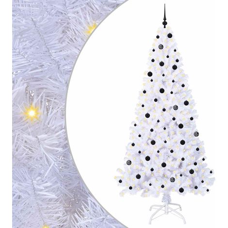Árbol de Navidad artificial con 300 LED 240 cm PVC y Acero vidaXL (1/5)