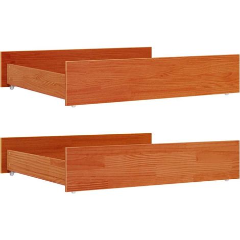 Maison Exclusive - Cajones de cama 2 uds madera maciza de pino ma