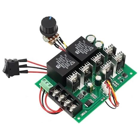 Contrôleur de moteur CC 9-50 V 40 A - Régulateur de vitesse du moteur CC - Contrôleur réversible 12 V 24 V 36 V 48 V 2000 W - Puissance réversible (1/5)