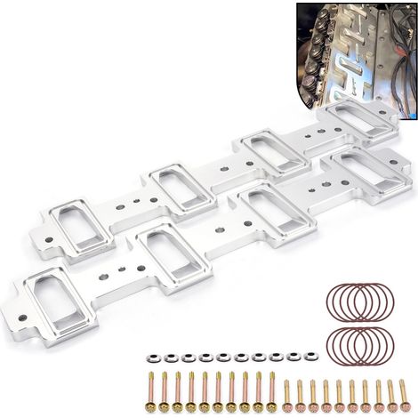 Adaptateur de collecteur d'admission rectangulaire 551316 pour conversion de voiture, compatible avec les collecteurs LSA, LSX et LS (1/5)