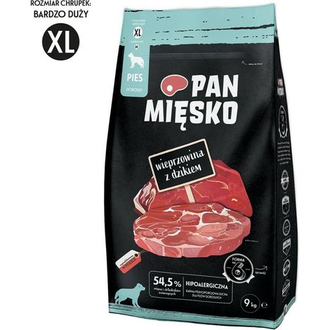 Schweinefleisch-Pfannengericht mit Wildschwein (ausgewachsen) XL 9 kg (1/2)