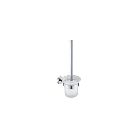 Cepillo para inodoro (montado en la pared), cepillo para inodoro, cepillo para inodoro y soporte, kit de cepillo de limpieza para baño, cepillo para inodoro - Crezuo (1/3)