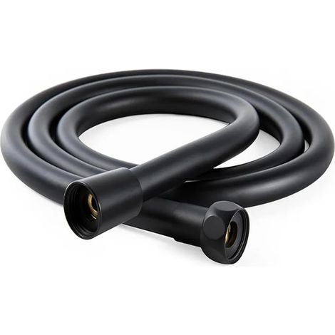 (Blanc, 400 cm) Flexible de douche universel en PVC, flexible, anti-nœuds, anti-explosion. (1/5)