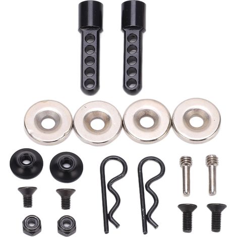 Colonne de carrosserie magnétique puissante en alliage métallique pour véhicules RC AXIAL SCX10 90046 90047, pièces 1/10, 36mm (1/5)