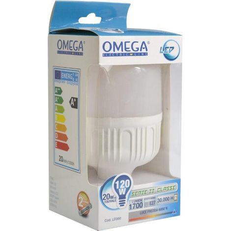 LED BIG IP20 20W E27 1700LM 6000K A+