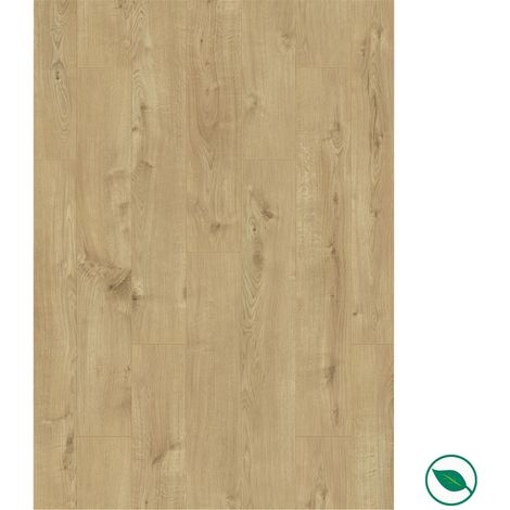 Forestea – Sol stratifié 12 mm – 1288 x 195 mm – 6 lames – 1,51 m² – Système de verrouillage 1clic 2go pure+ – Résistant à l'eau et aux rayures