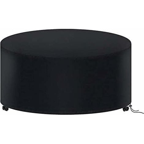Telo protettivo per tavolo 180 x 90 cm, copertura per mobili da giardino rotondi, copertura impermeabile per mobili da giardino, tessuto Oxford 210D per esterni rotondi Tavolo (1/4)