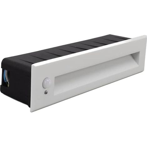 Éclairage d'escalier encastré à détecteur de mouvement, LED blanc dépoli, pour couloir, dressing, chambre, 110-240 V (1/5)