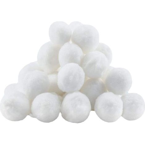 Boule filtrante pour piscine, boule filtrante pour pompe de piscine 200 g, boule filtrante réutilisable pour piscine, système de filtration de piscine-DOU