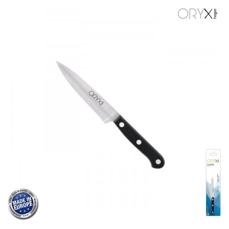 Couteau de Cuisine Grenoble Lame Inox 13 cm. Noir (1/5)